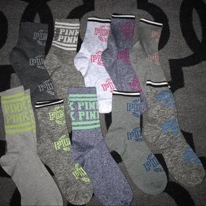 🎁10 Random Pairs Victoria’s Secret PINK Socks🎁